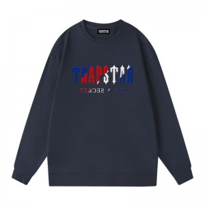 Trapstar Crewneck It’s A Secret Galaxy Muške Dukserice NavyBlue Hrvatska | VU70-181