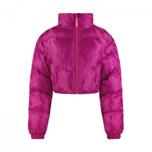 Trapstar Cropped T Jacquard Puffer Muške Vanjska Odjeća Fuksije Roze Hrvatska | LC39-439