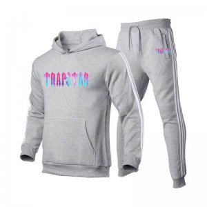 Trapstar Fleece Causal Sport Muške Trenirka Sive Hrvatska | PM05-563