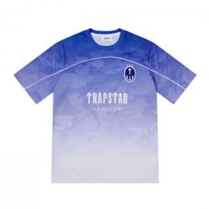 Trapstar Irongate Football Jersey Muške Majice Plave Hrvatska | VM74-103