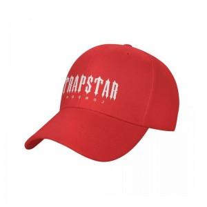 Trapstar London Baseball Caps Muške Šeširi Crvene Hrvatska | FZ11-035