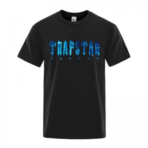 Trapstar London Chenille Tee Muške Majice Crne Hrvatska | BJ40-636