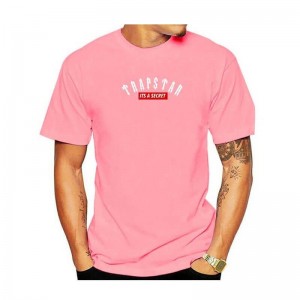 Trapstar London Co-Branded Short Sleeve Muške Majice Roze Hrvatska | KB01-039