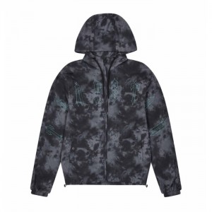 Trapstar Pigment Irongate Windbreaker Muške Vanjska Odjeća Crne Hrvatska | KD24-433