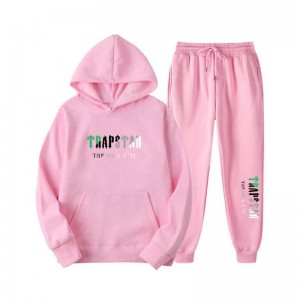 Trapstar Printed Autumn Winter Warm Sportswear Muške Trenirka Roze Hrvatska | ZE12-952