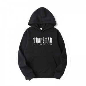 Trapstar Streetwear London Galaxy Muške Majica s Kapuljačom Crne Hrvatska | TC29-492