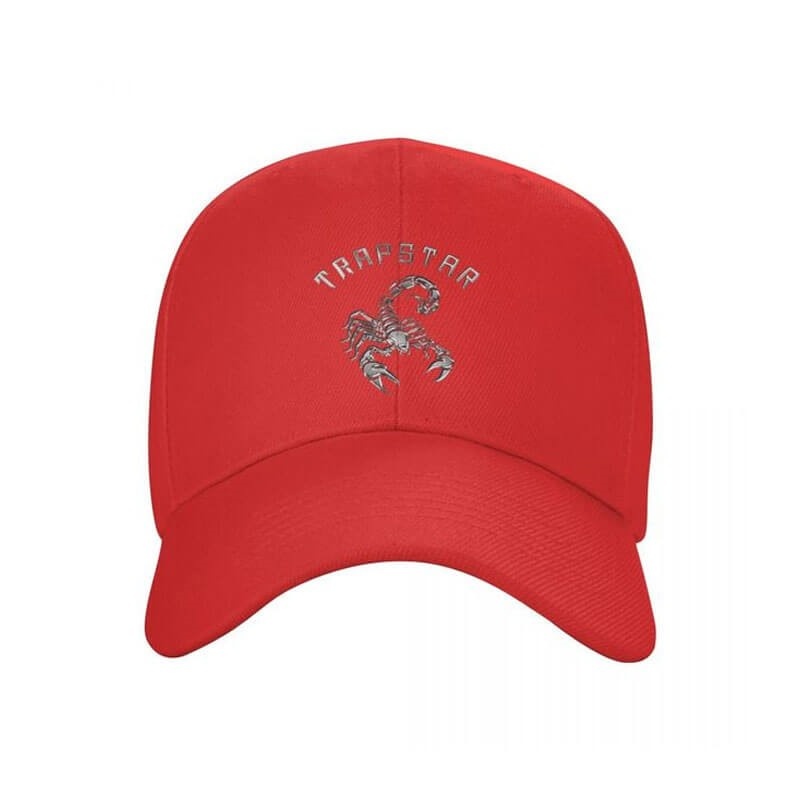 Trapstar Baseball black Cap Muške Šeširi Crvene Hrvatska | DG59-492