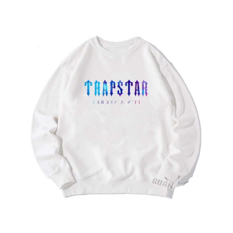 Trapstar Crewneck It\'s a Secret Muške Dukserice Bijele Hrvatska | GB67-402