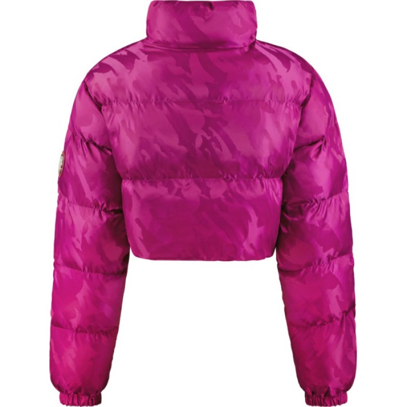 Trapstar Cropped T Jacquard Puffer Muške Vanjska Odjeća Fuksije Roze Hrvatska | LC39-439