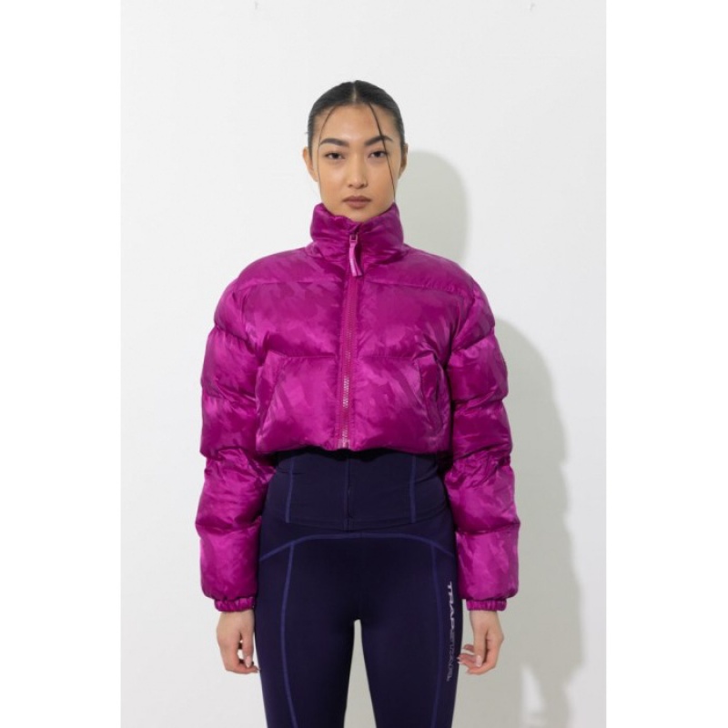 Trapstar Cropped T Jacquard Puffer Muške Vanjska Odjeća Fuksije Roze Hrvatska | LC39-439