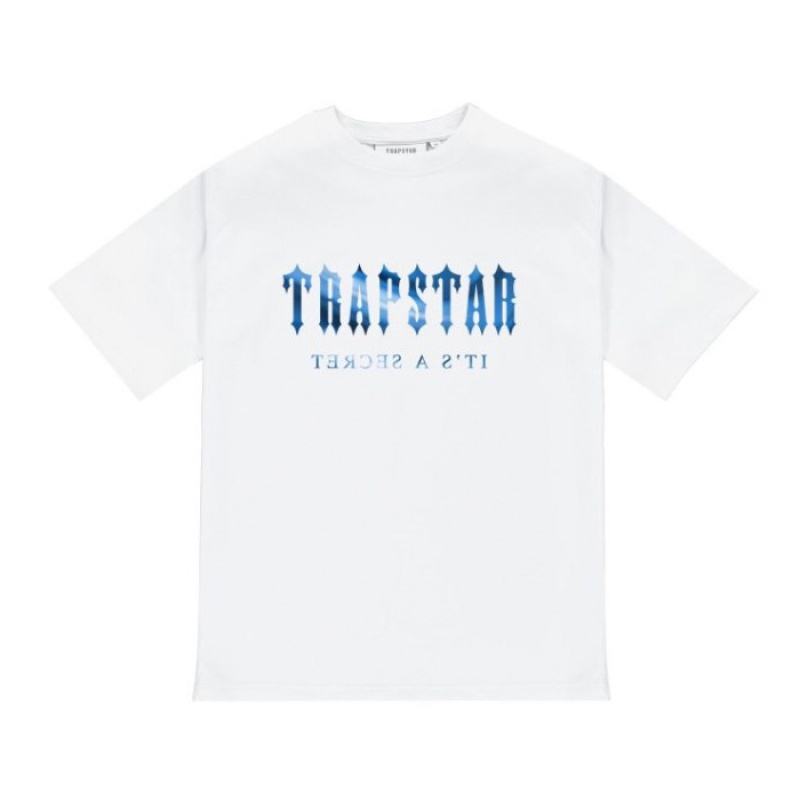 Trapstar Decoded Tee Muške Majice Bijele Hrvatska | PZ90-047