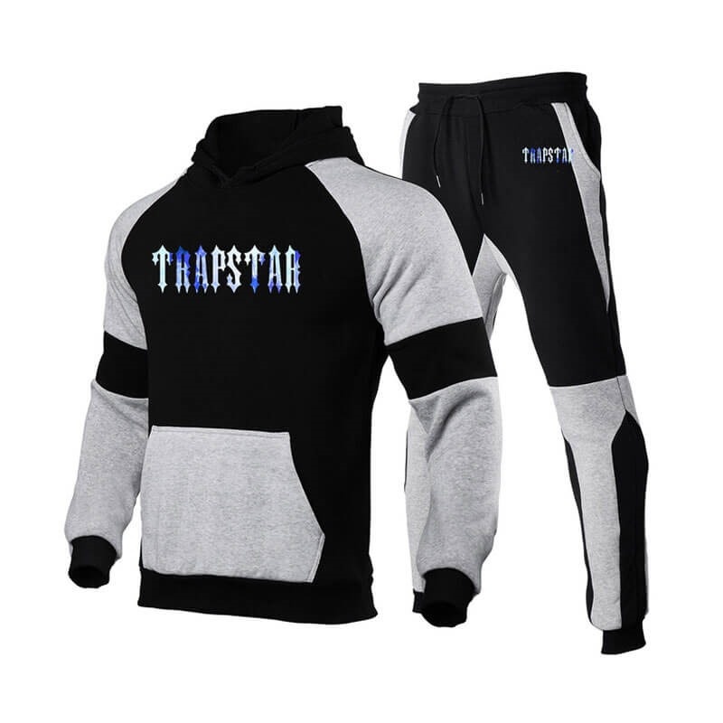 Trapstar Fleece Causal Sport Muške Trenirka Crne Hrvatska | GO26-347