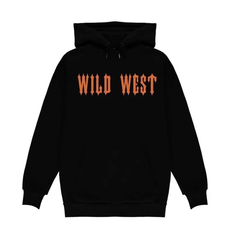 Trapstar Fleece Central Cee Trap Star Wild West Muške Majica s Kapuljačom Crne Hrvatska | BP57-404