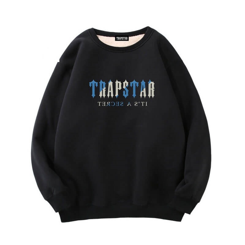 Trapstar Fleece It\'s a Secret Muške Dukserice Crne Hrvatska | IB96-494