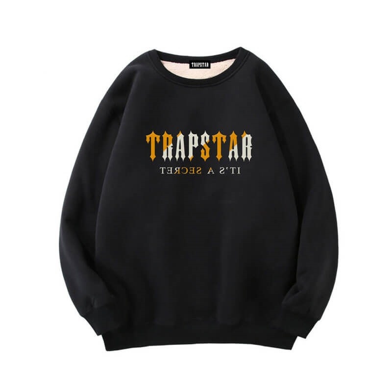 Trapstar Fleece It\'s a Secret Muške Dukserice Crne Hrvatska | FZ01-238