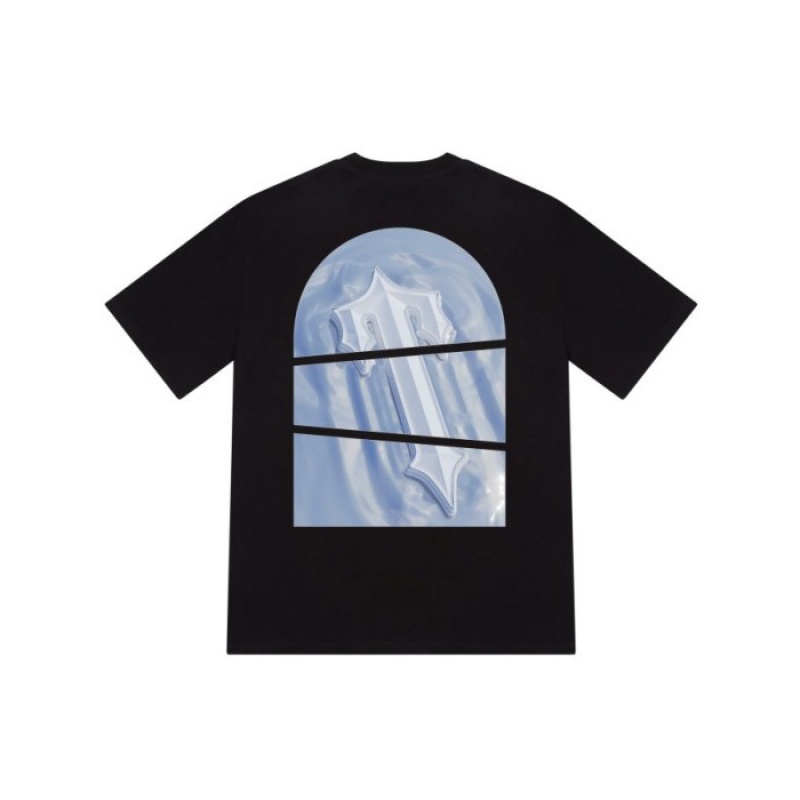 Trapstar Freeze Art of War Tee Muške Majice Crne Hrvatska | EL46-134