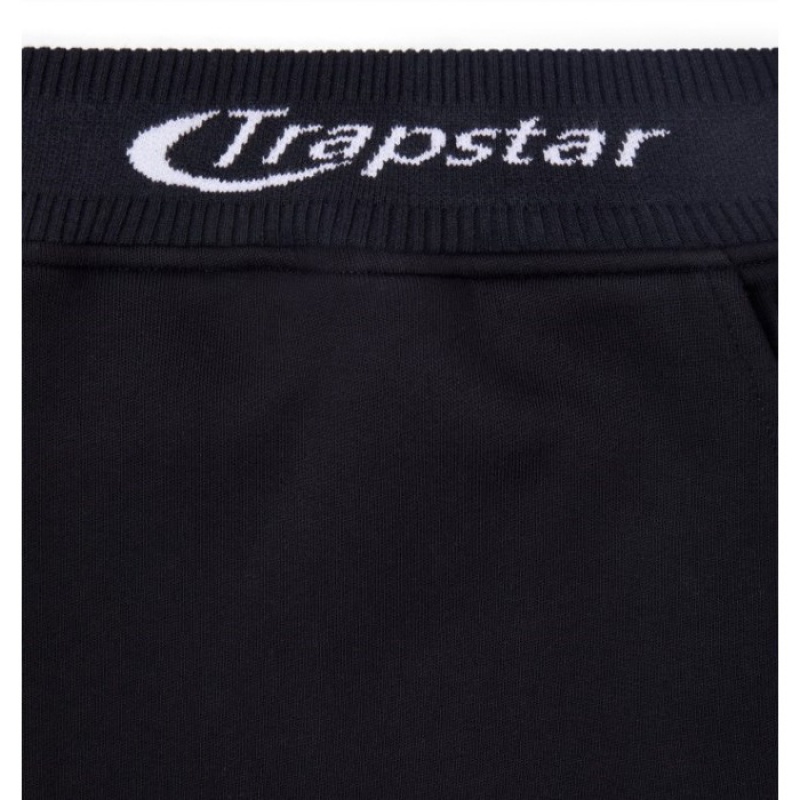 Trapstar Hyperdrive Rib Hoodie Shorts Set Muške Trenirka Crne Hrvatska | BC85-451