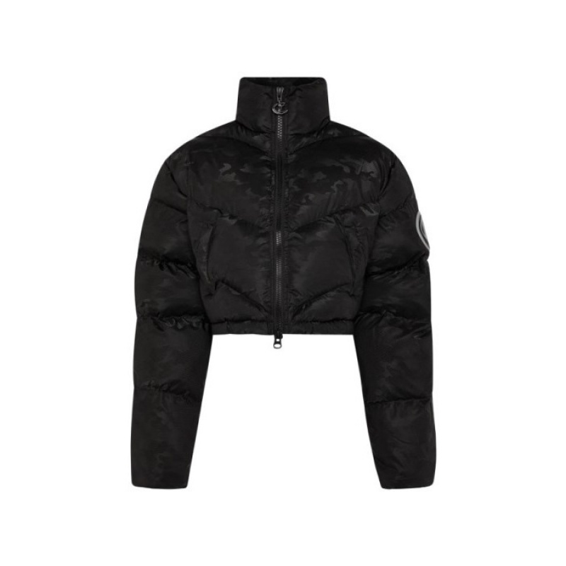 Trapstar Hyperdrive Sleeve Puffer Ženske Jakne Crne Maskirne Hrvatska | UX29-098