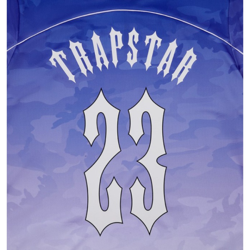 Trapstar Irongate Football Jersey Muške Majice Plave Hrvatska | VM74-103