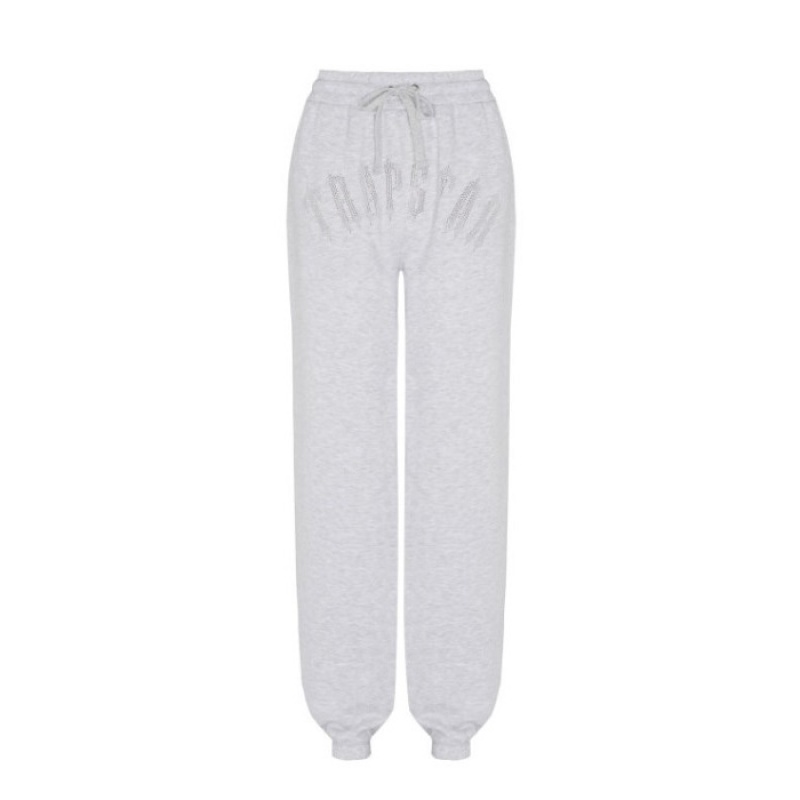 Trapstar Irongate Stud Loose Fit Jogging Bottoms Ženske Hlače Sive Hrvatska | CN81-872