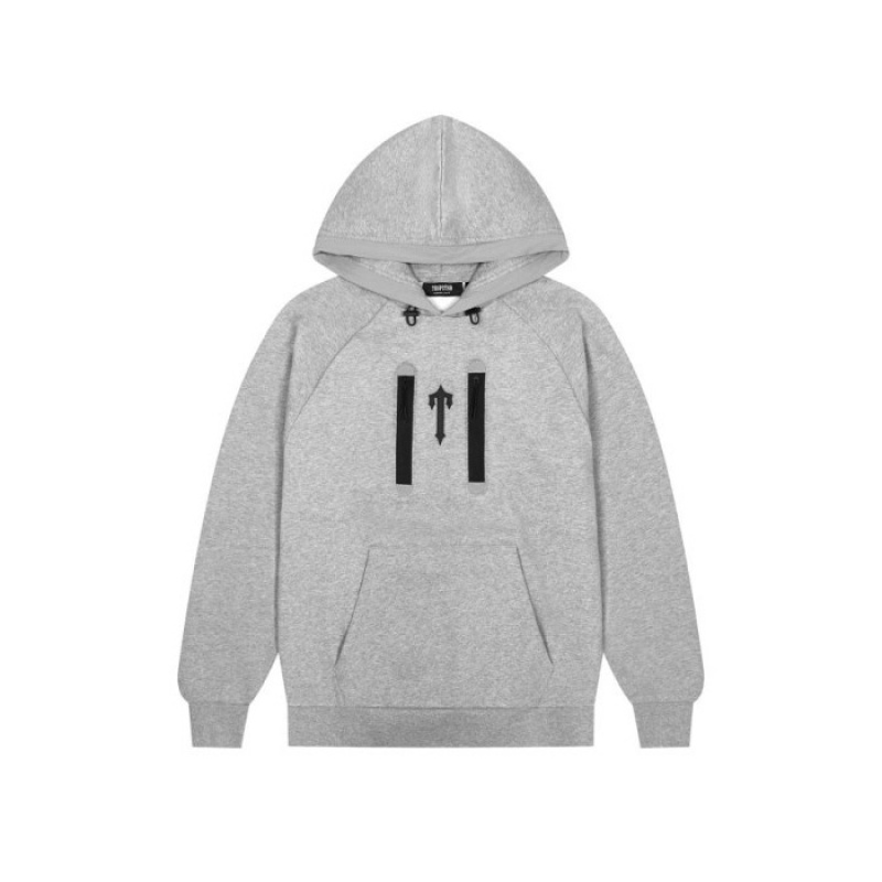 Trapstar Irongate T Trap Fleece Hoodie Muške Trenirka Sive Hrvatska | OQ63-241