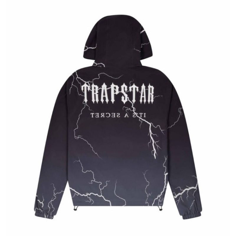 Trapstar Irongate T Windbreaker Muške Vanjska Odjeća Crne Hrvatska | NV23-737