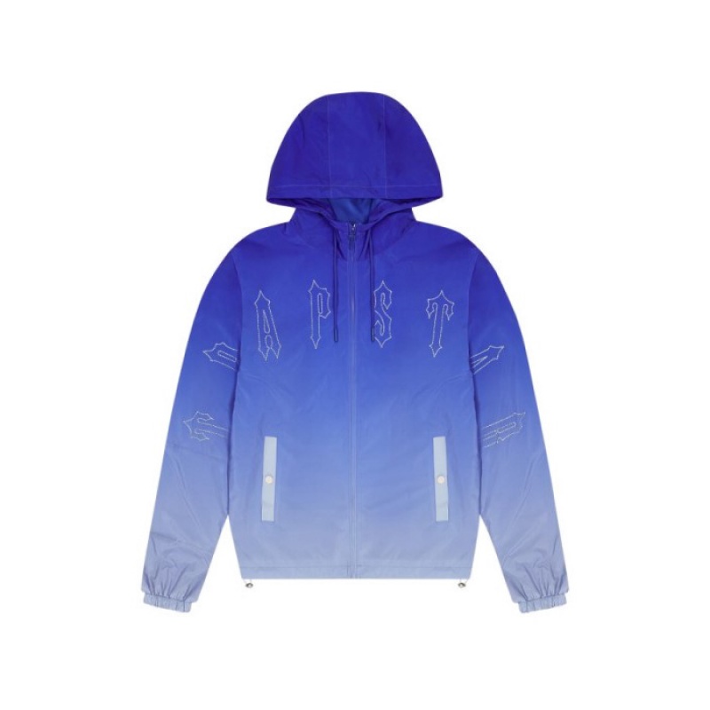 Trapstar Irongate Windbreaker Muške Vanjska Odjeća Plave Hrvatska | NX23-985