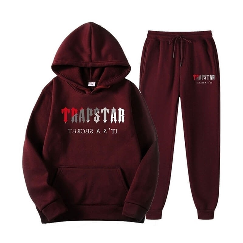 Trapstar It\'s A Secret Set Win Muške Trenirka Bordo Crvene Hrvatska | CI48-726