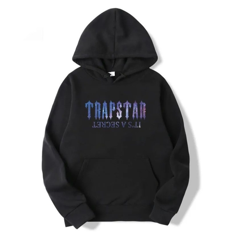 Trapstar It\'s a Secret Galaxy Muške Majica s Kapuljačom Crne Hrvatska | VG11-812