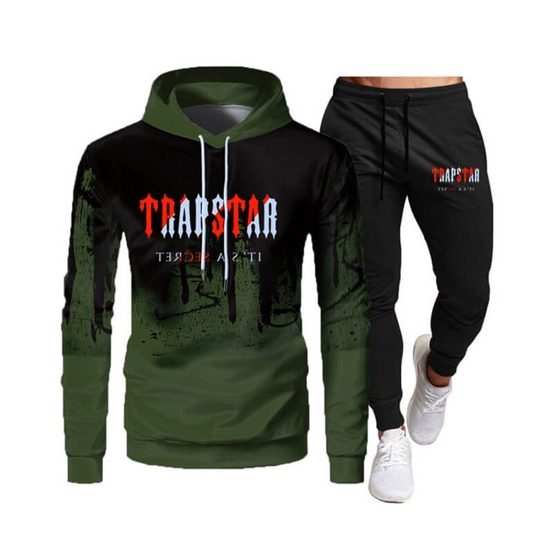 Trapstar It\'s a Secret Streetwear Muške Trenirka Kaki Boja Hrvatska | MZ22-449