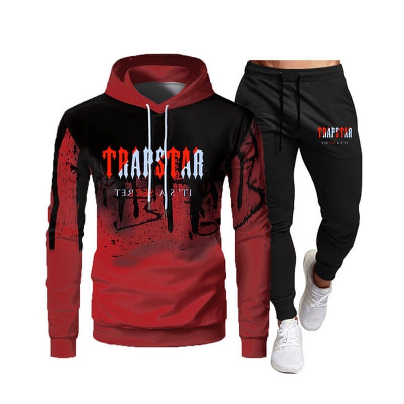 Trapstar It\'s a Secret Streetwear Muške Trenirka Crvene Hrvatska | BC57-601