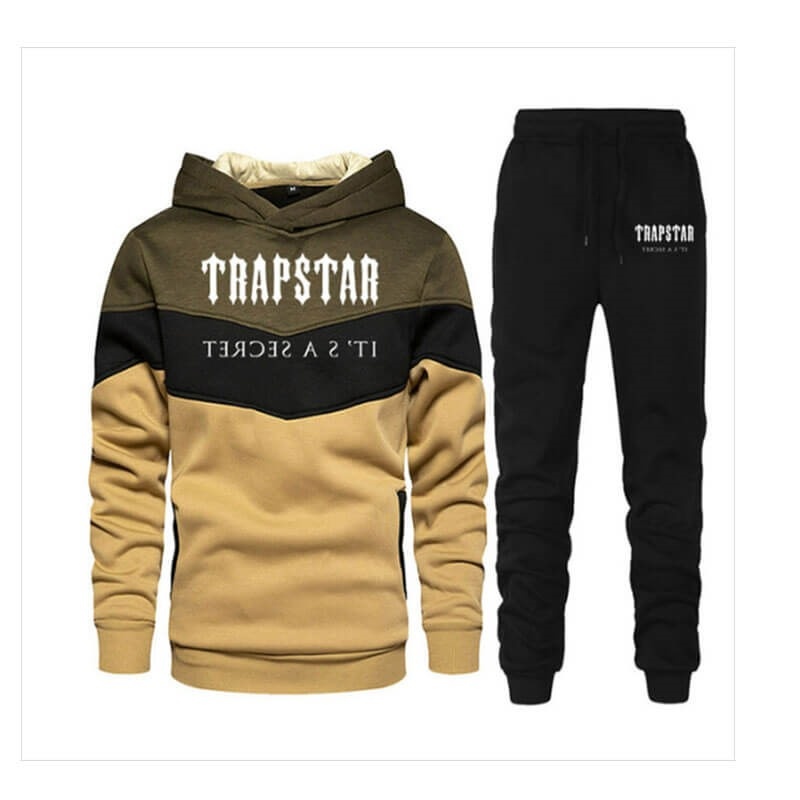 Trapstar Jogging Suit Logo Muške Trenirka Kaki Boja Hrvatska | RE19-485