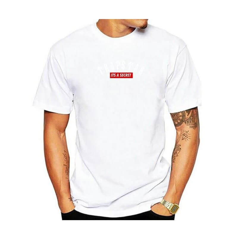 Trapstar London Co-Branded Short Sleeve Muške Majice Bijele Hrvatska | PH84-780