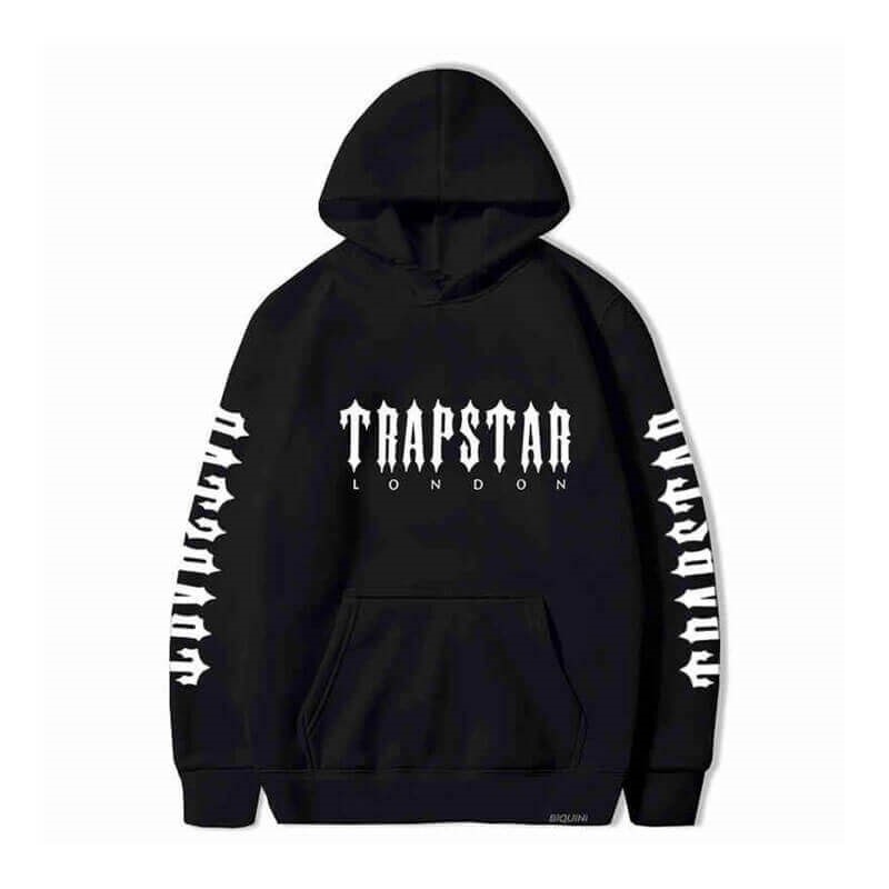 Trapstar London Galaxy City Muške Majica s Kapuljačom Crne Hrvatska | AG77-009