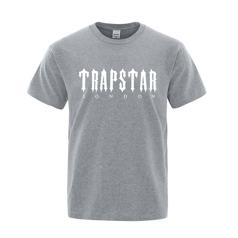 Trapstar London Letter Printed Muške Majice Sive Hrvatska | EE14-555