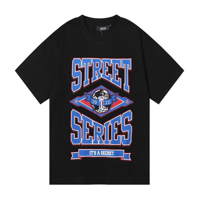 Trapstar Rainbow Street Series Tee Muške Majice Crne Hrvatska | CP02-872