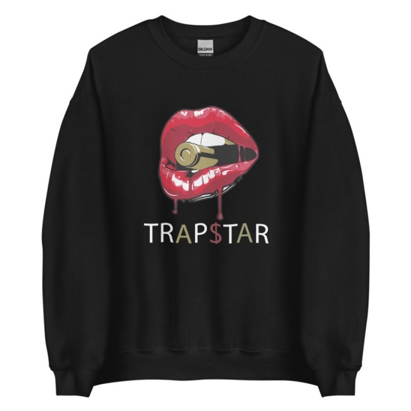 Trapstar Red Lips Muške Dukserice Crvene Crne Hrvatska | TZ62-768