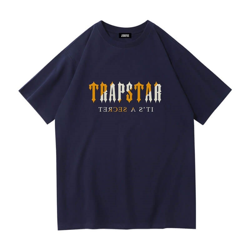 Trapstar Shinning Galaxy its a Secret Muške Majice Plave Hrvatska | AL84-139