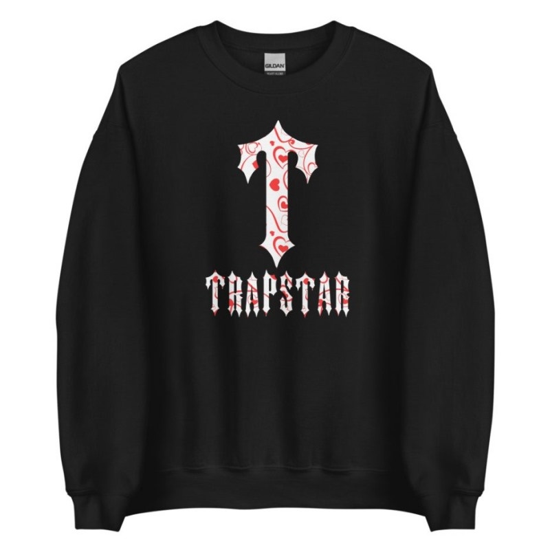 Trapstar T-For Muške Dukserice Crne Hrvatska | JR11-069