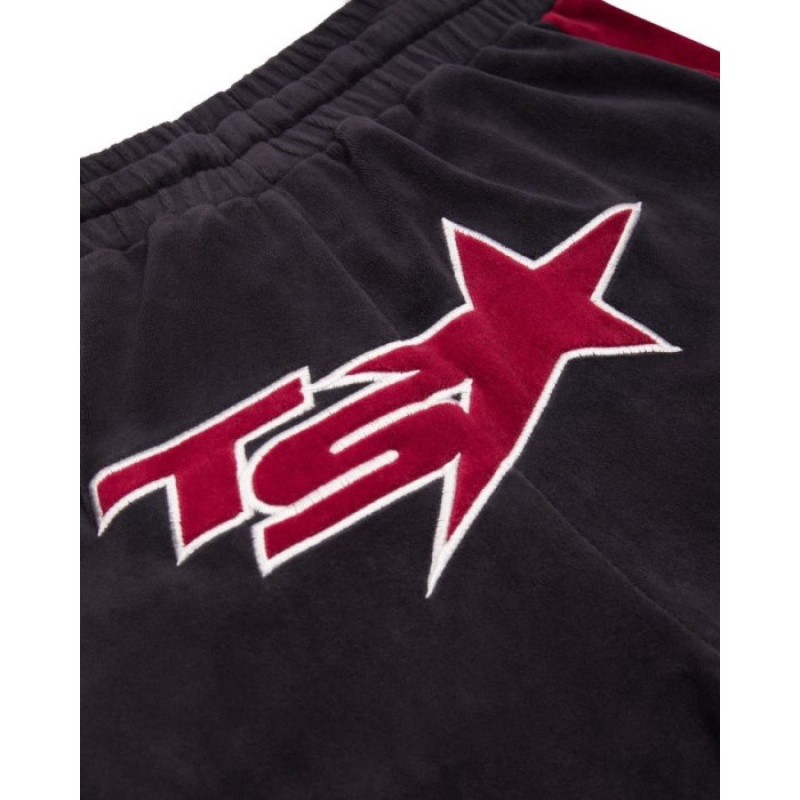 Trapstar TS-Star Velour Track Bottoms Ženske Hlače Bordo Hrvatska | BP05-268