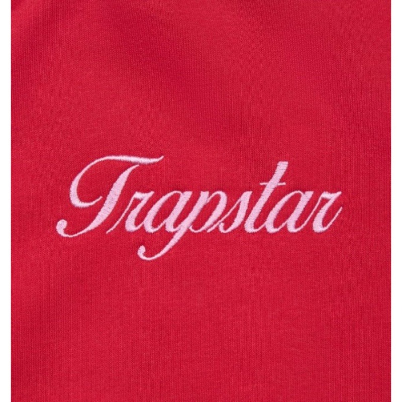 Trapstar TS-Star Zip Up Track Ženske Top Crvene Hrvatska | LF60-555