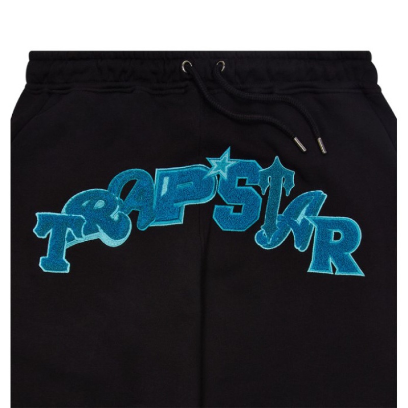 Trapstar Wildcard Jogging Bottoms Muške Hlače Crne Tirkizne Hrvatska | HN96-881